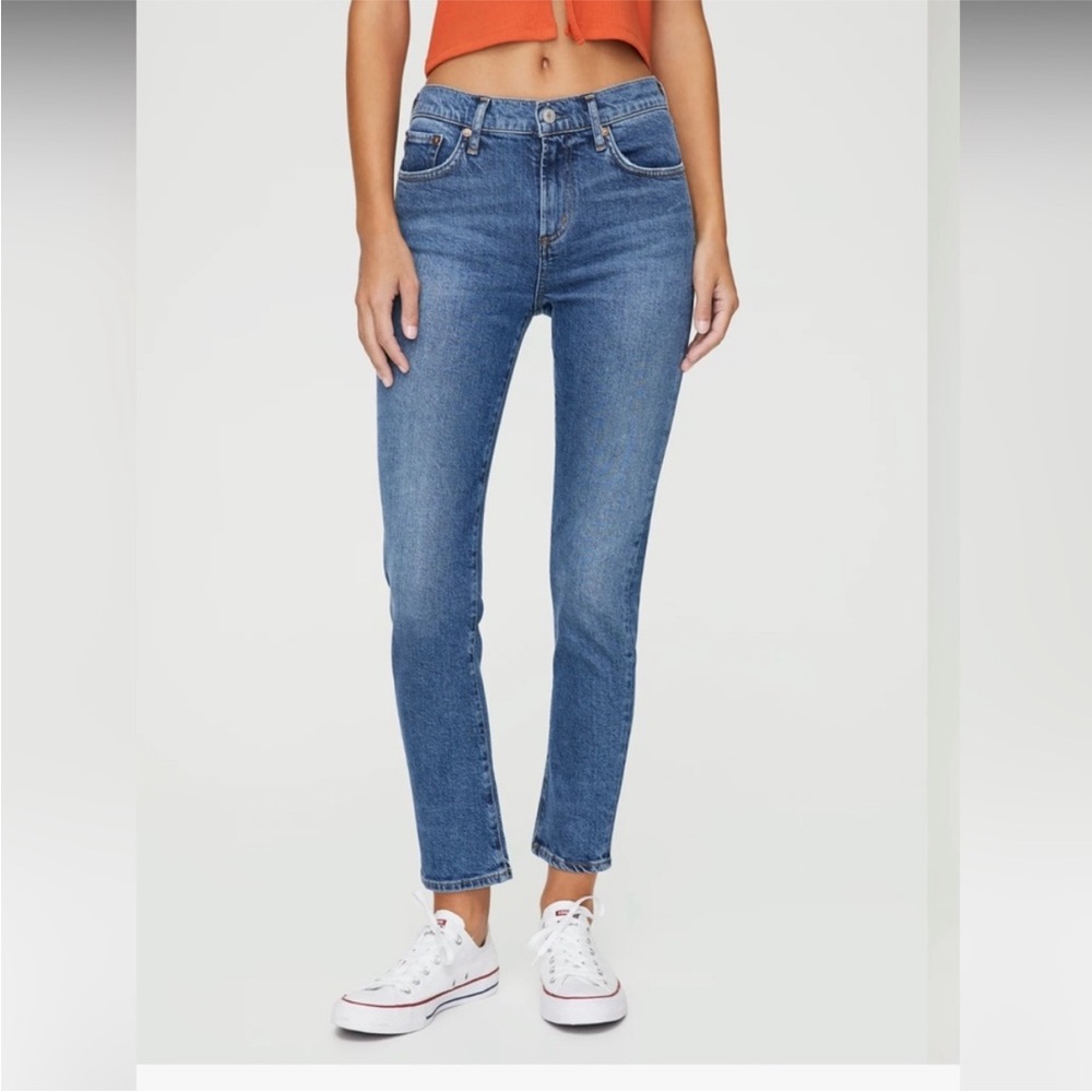 AGOLDE JEANS Toni Straight Leg Women’s 26 Blue Medium Wash Denim